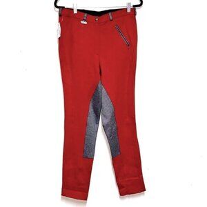 Dublin Womens Ladies Supa fit Euro Seat Zip Up Jodhpurs Sz 14 US 32W